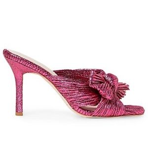 NIB Loeffler Randall Claudia Pleated Skinny Heel Mule